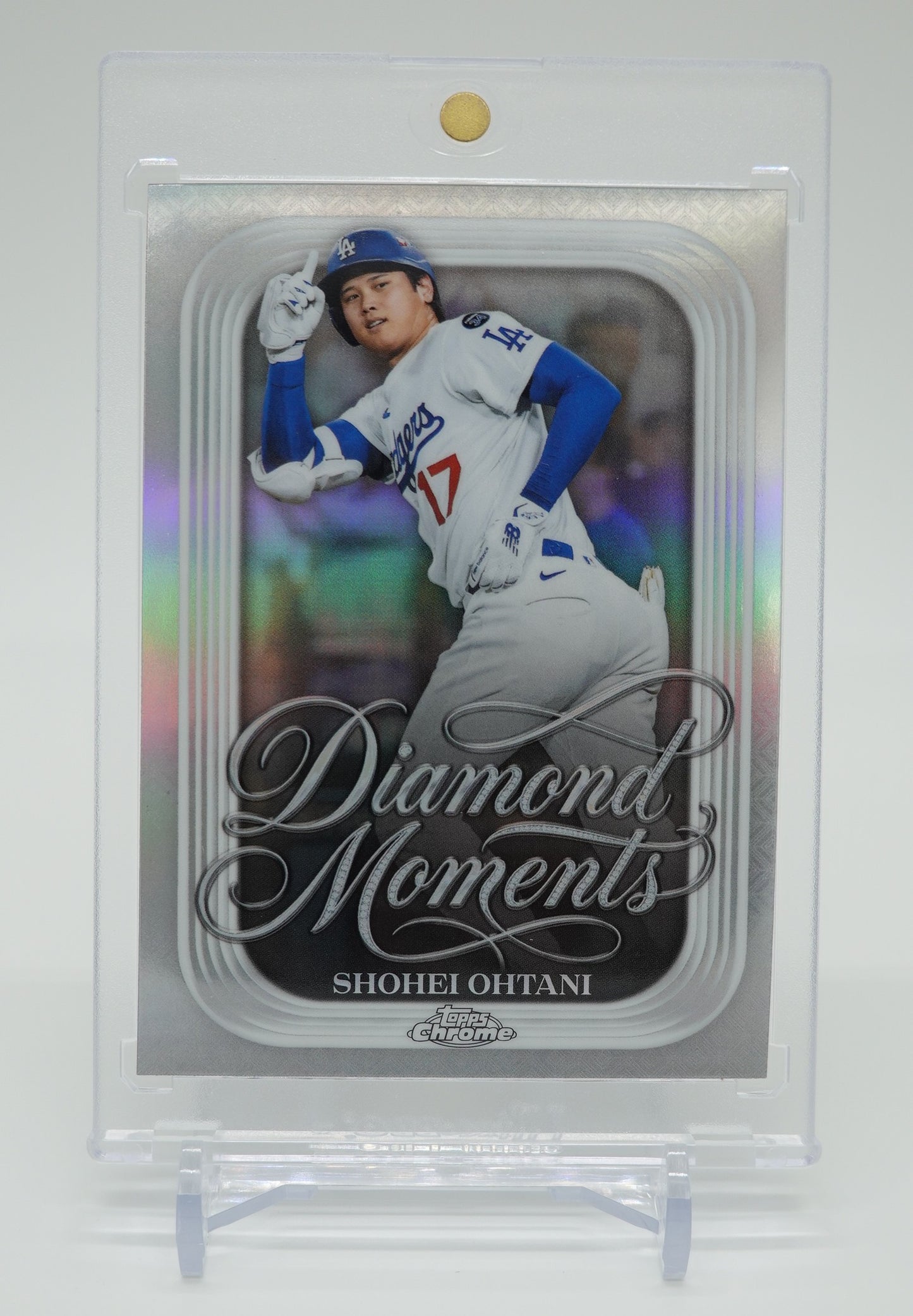 大谷翔平 伝説の二刀流ゲーム 希少インサート 2026 Topps Chrome Diamond Moments Insert #DM-50 Shohei Ohtani