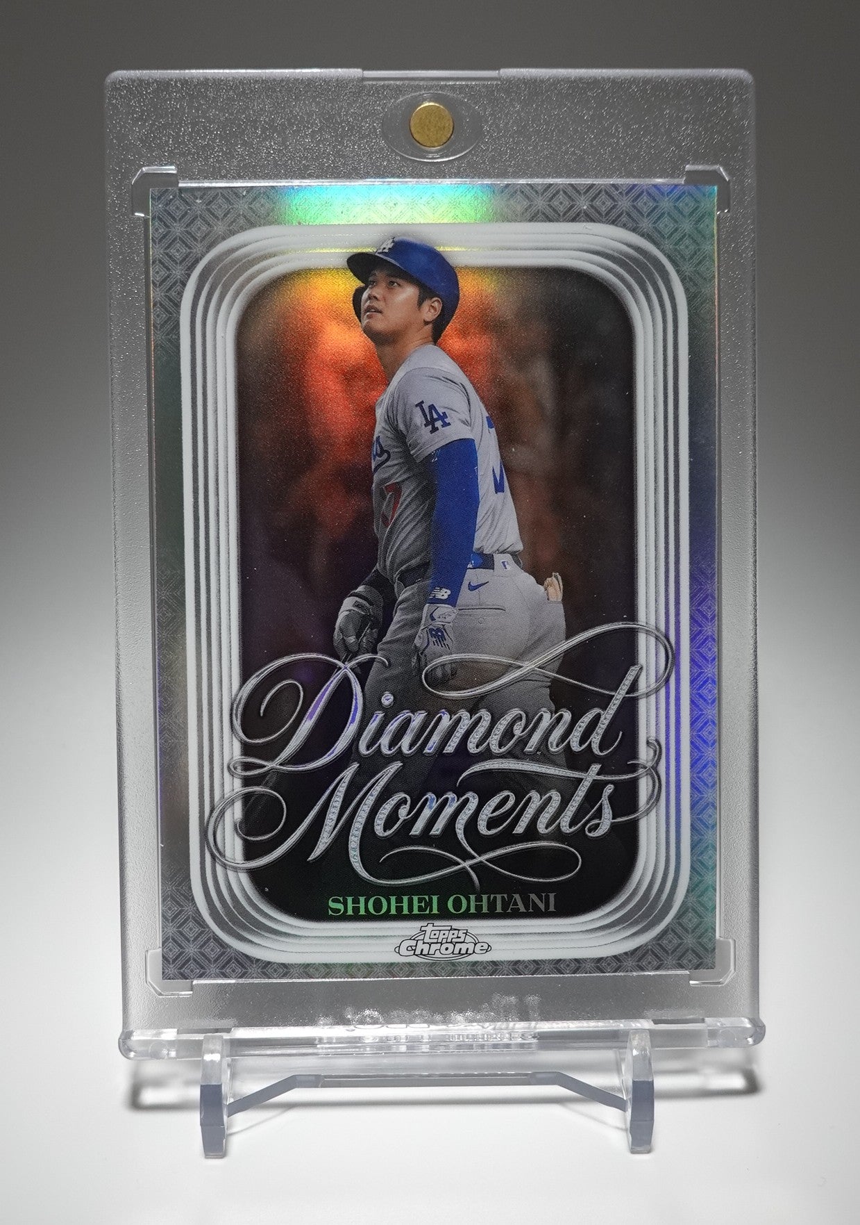 大谷翔平 希少インサート MLB史上初「50/50」達成 伝説の一日 2026 Topps Chrome Diamond Moments Insert #DM-47
