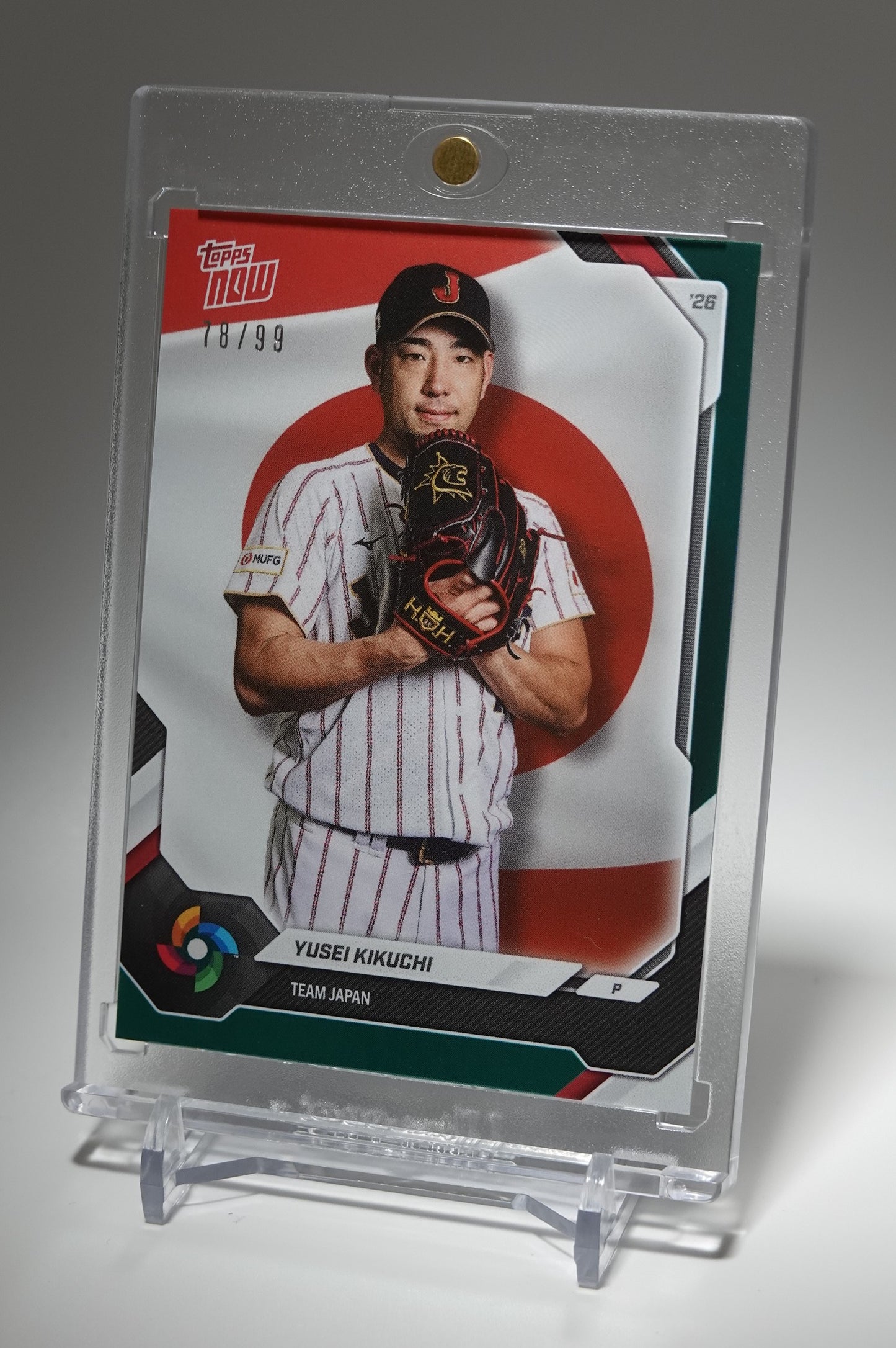 WBC日本代表 菊池雄星 99枚限定グリーンフォイルパラレル 2026 Topps NOW WBC Team Japan Green Foil #JP07 Yusei Kikuchi #'d/99