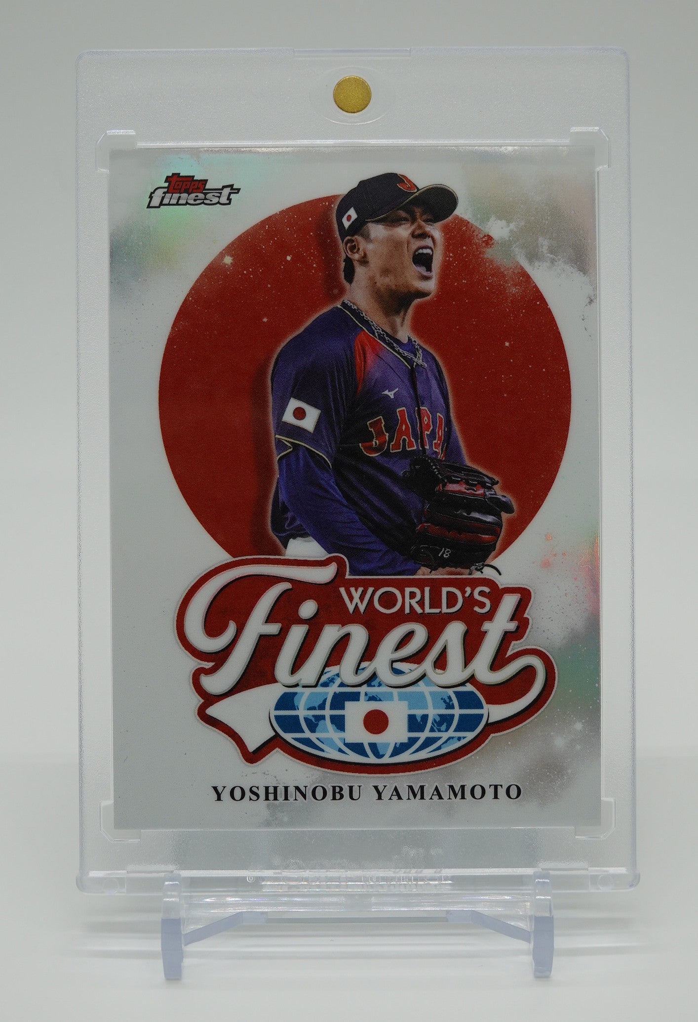 山本由伸 WBC 日本代表 リフラクターパラレル 2026 Topps Finest World's Finest #WF-23 Yoshinobu Yamamoto