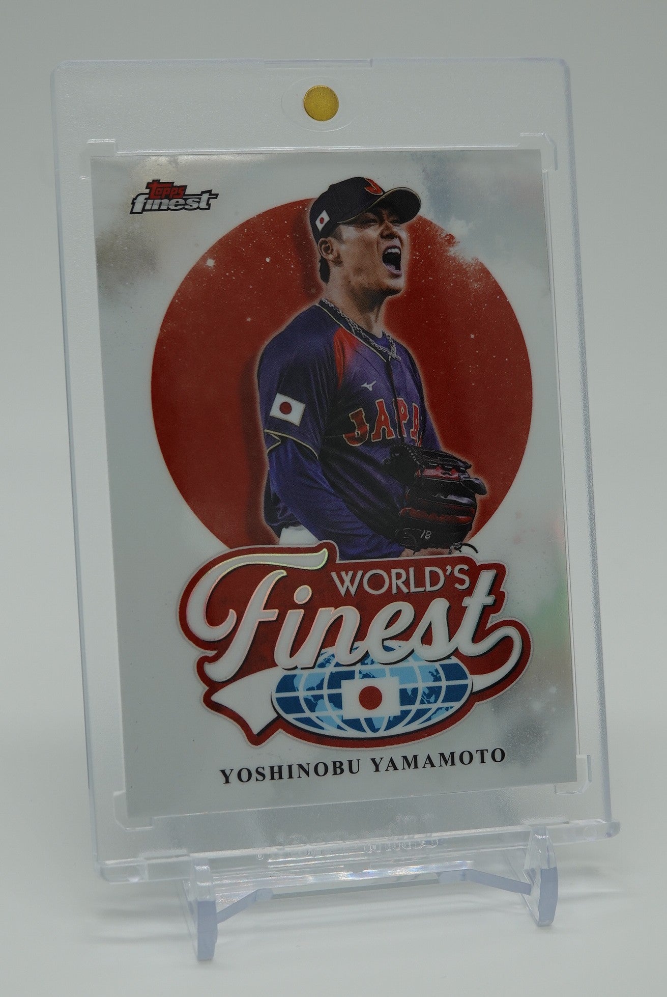 山本由伸 WBC 日本代表 リフラクターパラレル 2026 Topps Finest World's Finest #WF-23 Yoshinobu Yamamoto