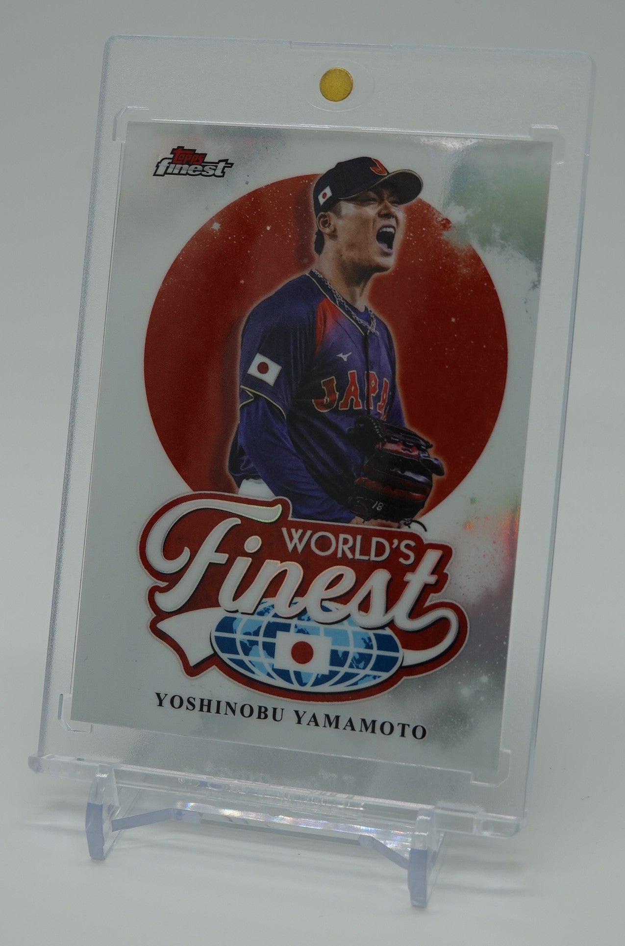 山本由伸 WBC 日本代表 リフラクターパラレル 2026 Topps Finest World's Finest #WF-23 Yoshinobu Yamamoto