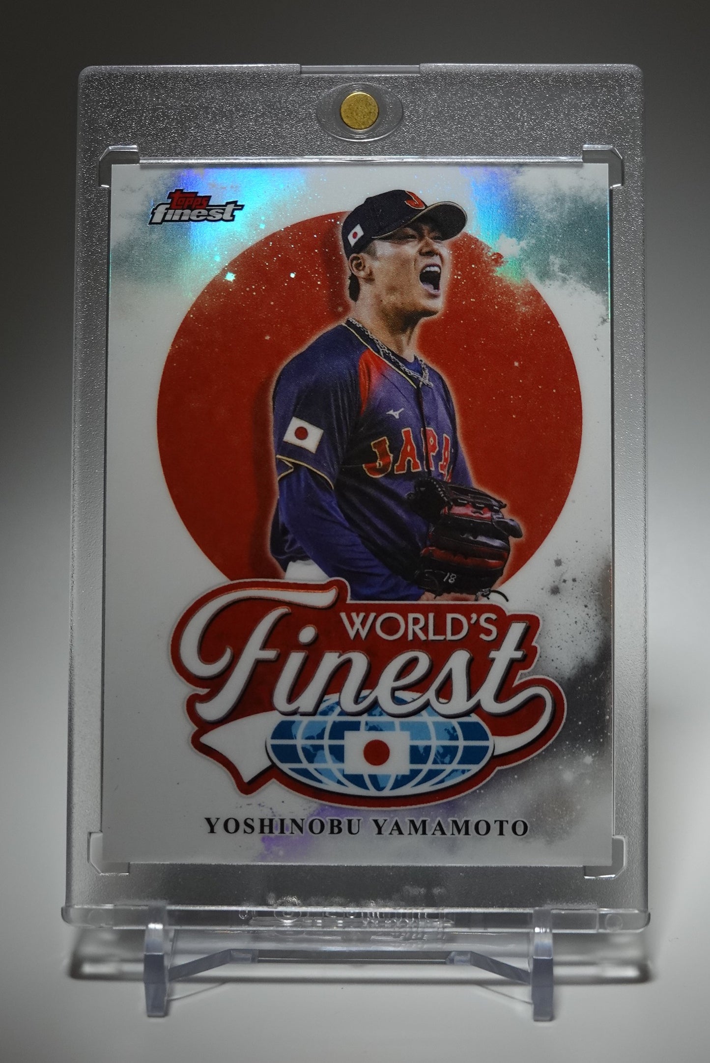 山本由伸 WBC 日本代表 リフラクターパラレル 2026 Topps Finest World's Finest #WF-23 Yoshinobu Yamamoto
