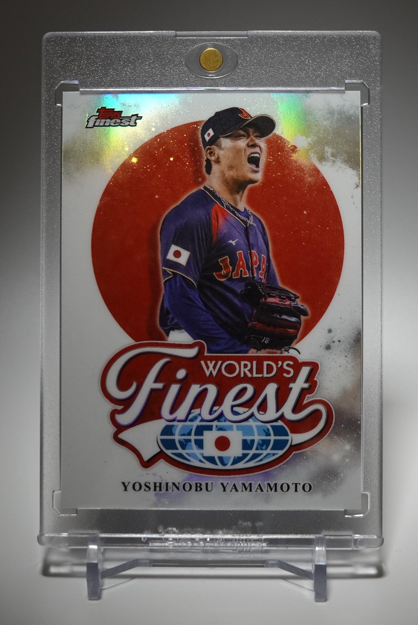 山本由伸 WBC 日本代表 リフラクターパラレル 2026 Topps Finest World's Finest #WF-23 Yoshinobu Yamamoto
