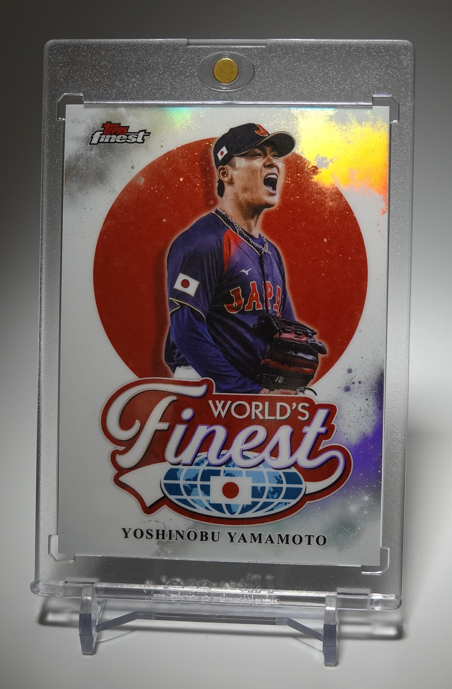 山本由伸 WBC 日本代表 リフラクターパラレル 2026 Topps Finest World's Finest #WF-23 Yoshinobu Yamamoto