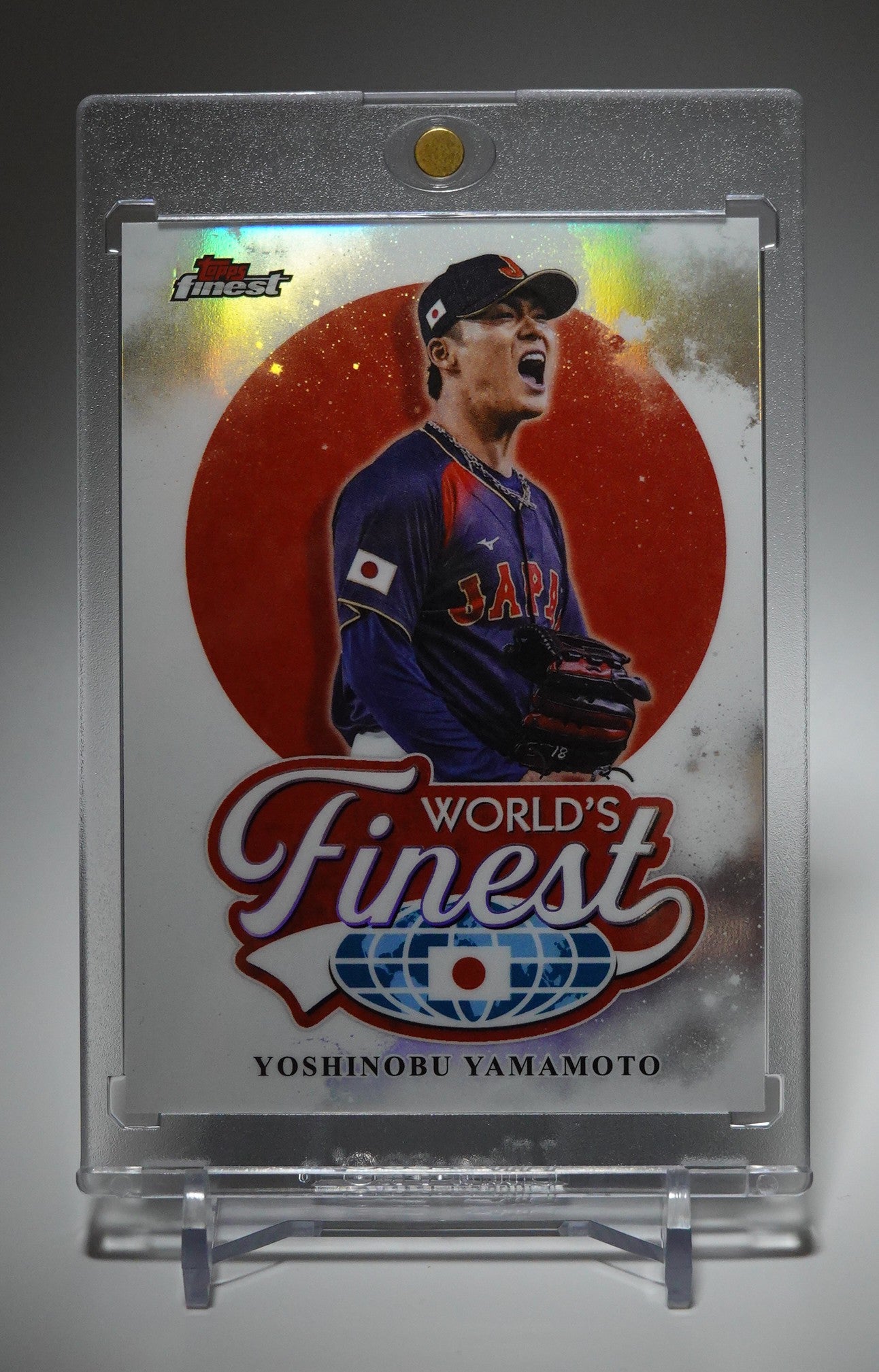 山本由伸 WBC 日本代表 リフラクターパラレル 2026 Topps Finest World's Finest #WF-23 Yoshinobu Yamamoto