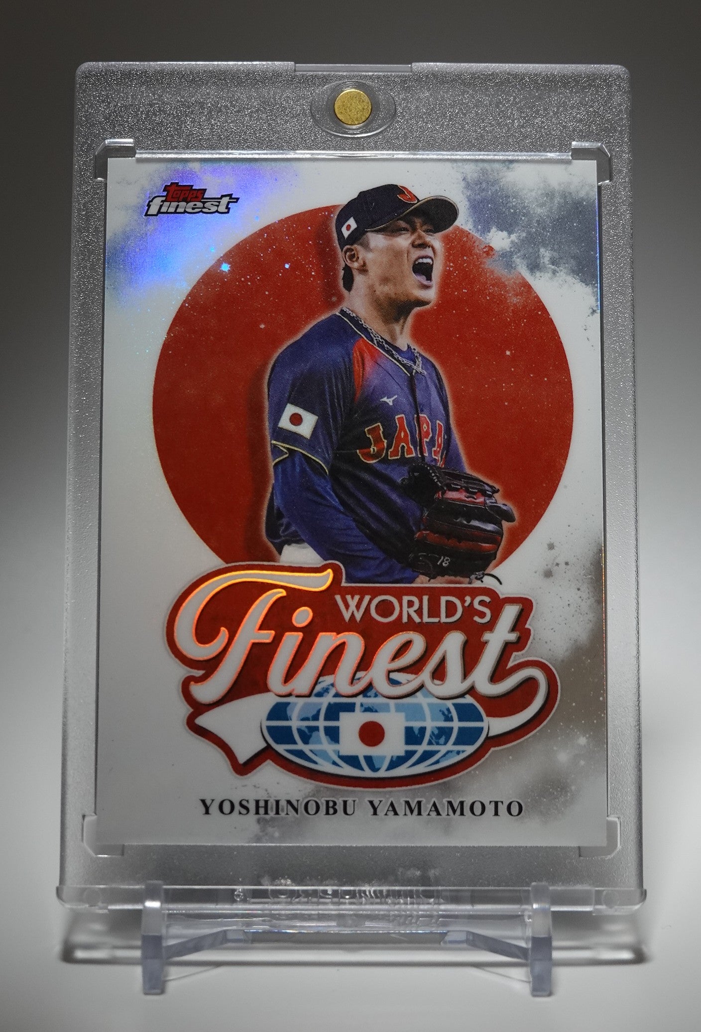 山本由伸 WBC 日本代表 リフラクターパラレル 2026 Topps Finest World's Finest #WF-23 Yoshinobu Yamamoto
