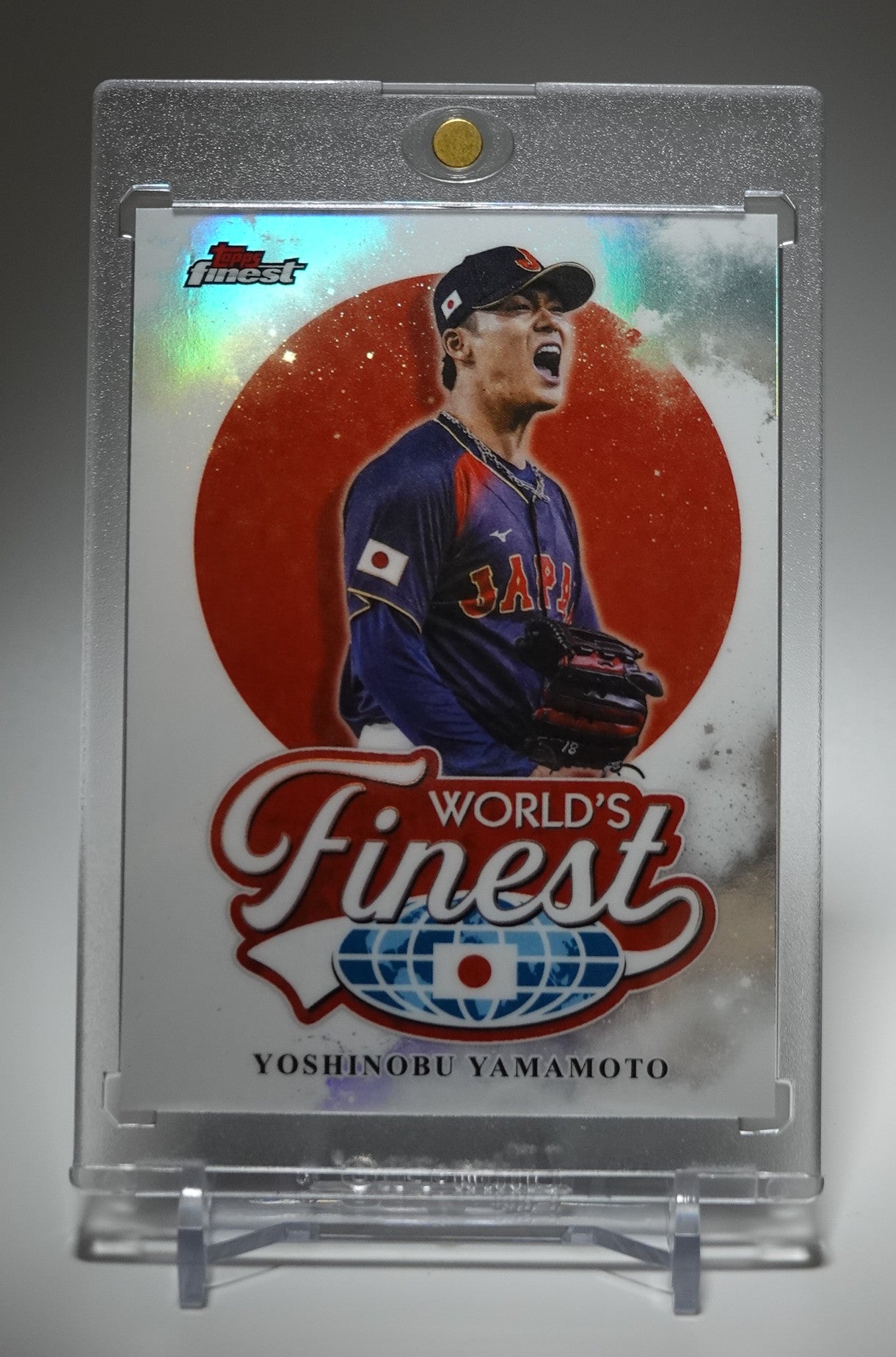 山本由伸 WBC 日本代表 リフラクターパラレル 2026 Topps Finest World's Finest #WF-23 Yoshinobu Yamamoto