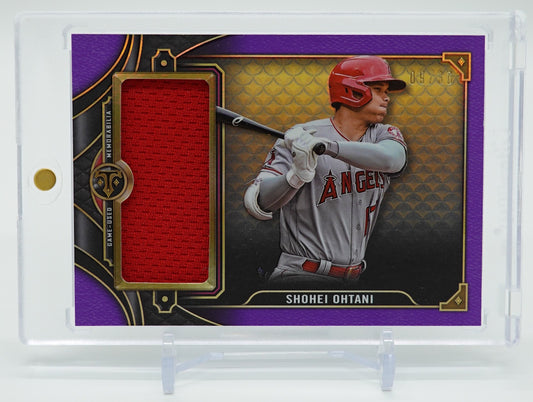 大谷翔平 36枚限定 ジャンボレリックカード 2022 Topps Triple Threads Single Jumbo Relics Shohei Ohtani #SJR1-SO2 #'d/36