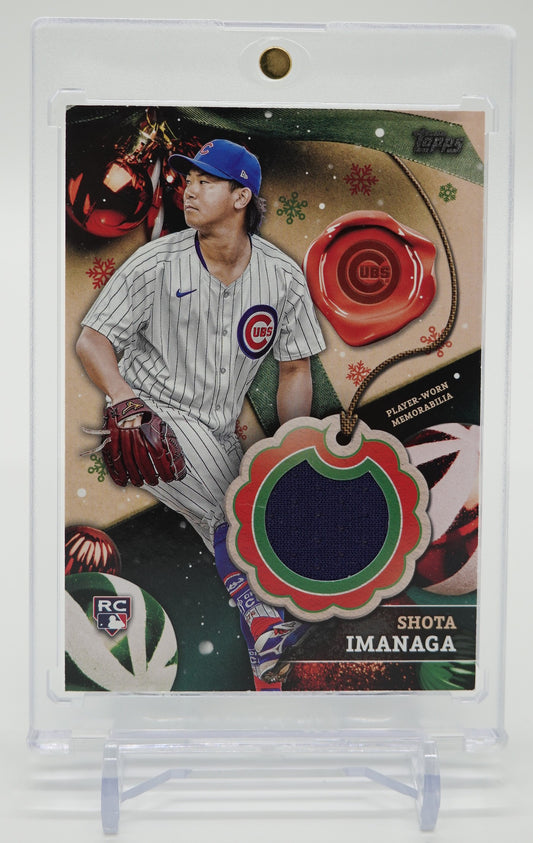 今永昇太 レリック (ジャージ) ルーキーカード 2024 Topps Holiday Mega Baseball Relic Card #RC-SI Shota Imanaga RC