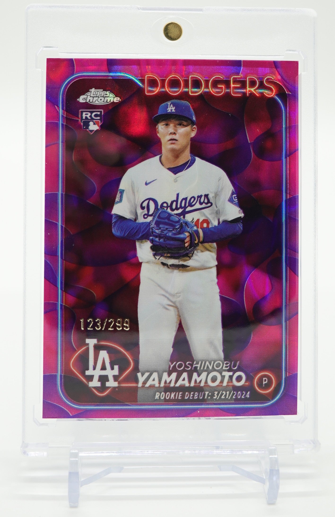 【山本由伸】2024topps nowドジャースルーキーカード 49枚限定‼️ 826【山本由伸(ROOKIE)/ドジャース】2024 MLB TOPPS NOW [2024.10.11