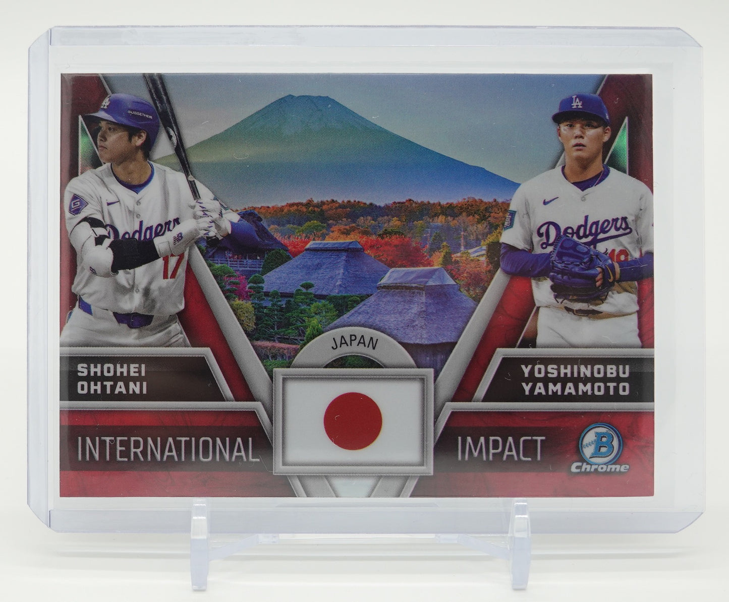 大谷翔平 / 山本由伸 インサート International Impact 2024 Bowman Chrome International Impact #II-1 Shohei Ohtani / Yoshinobu Yamamoto