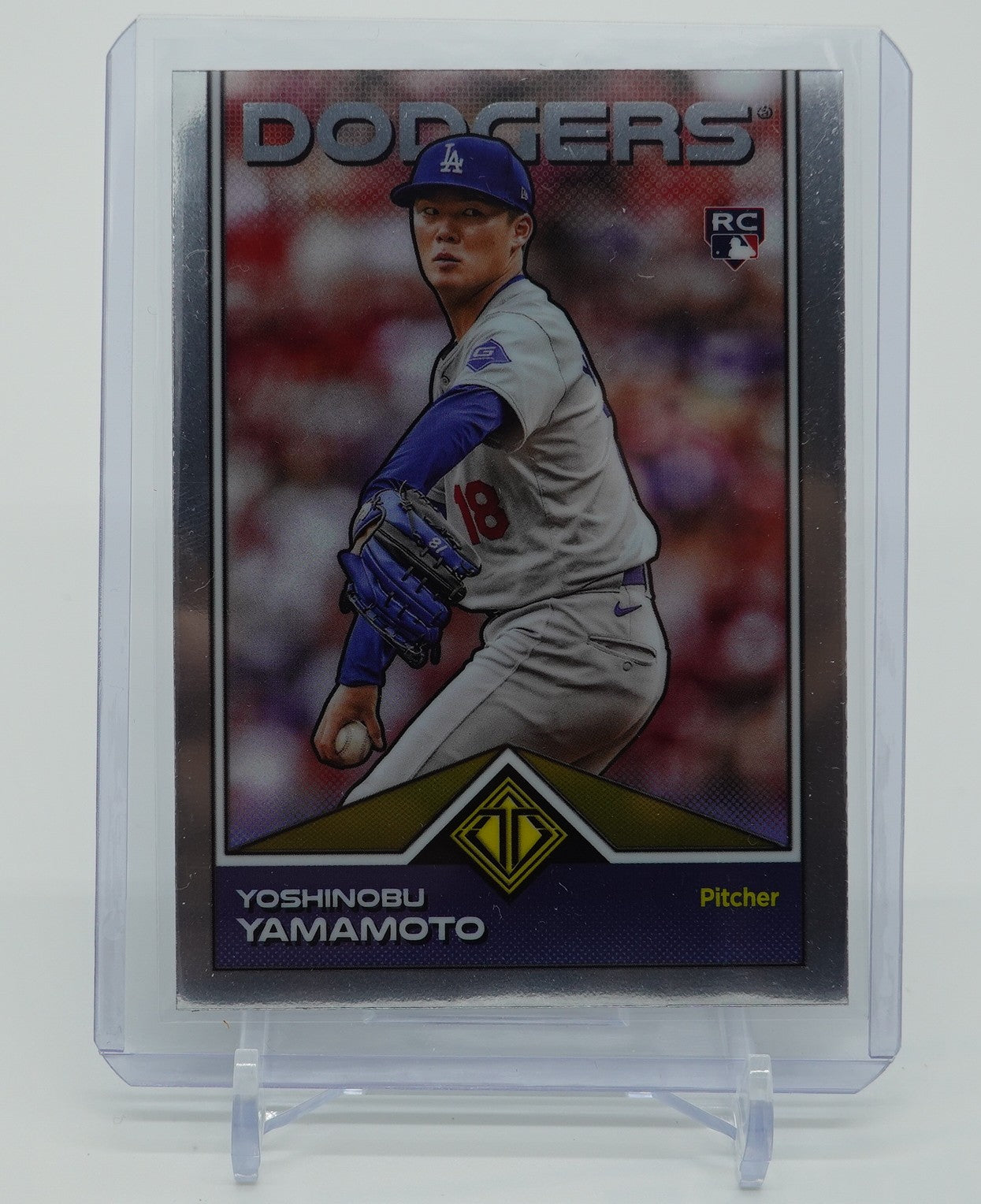 山本由伸 高級版 ルーキーカード Image Variation パラレル SP 2024 Topps Transcendent Collection Baseball Icons Chrome Image Variation #3 Yoshinobu Yamamoto RC