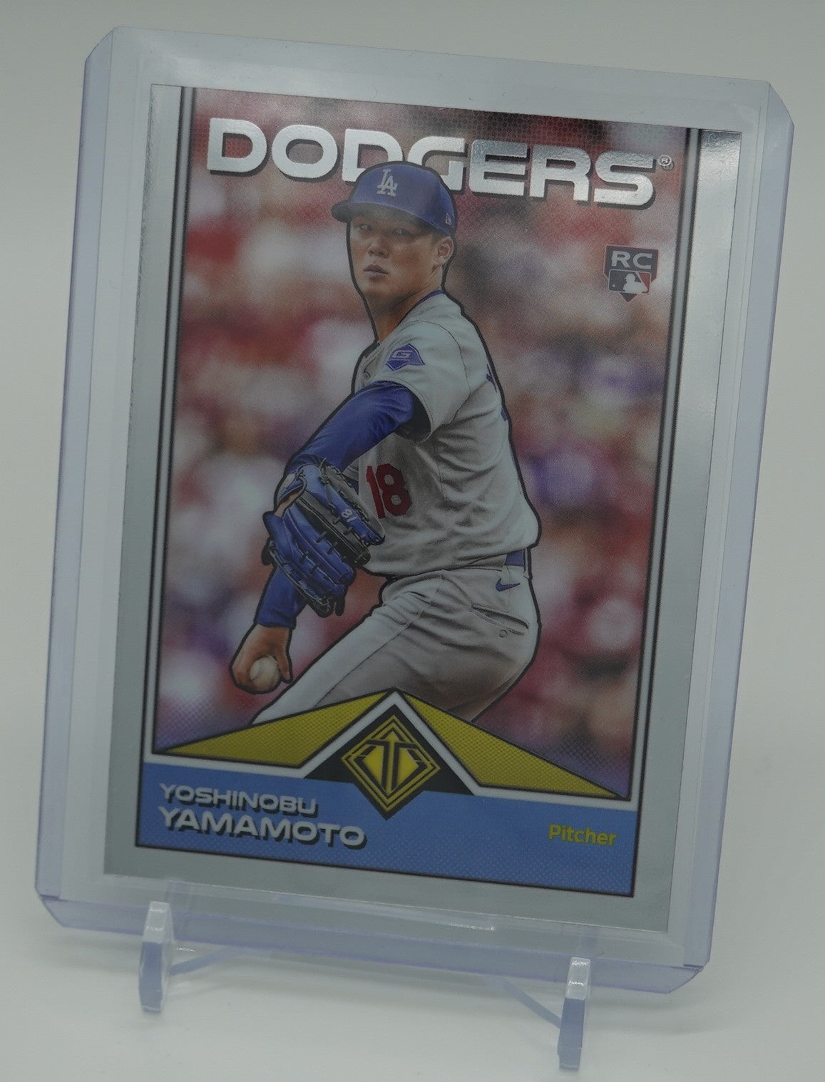 山本由伸 高級版 ルーキーカード Image Variation パラレル SP 2024 Topps Transcendent Collection Baseball Icons Chrome Image Variation #3 Yoshinobu Yamamoto RC