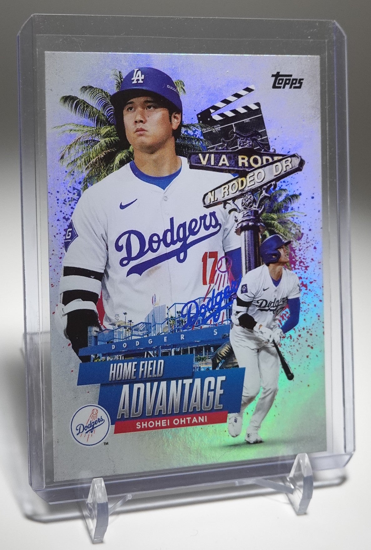 大谷翔平 人気のショートプリント・インサート「Home Field Advantage」 2025 Topps Series1 Topps Chrome Home Field Advantage SP #HA-5 Shohei Ohtani