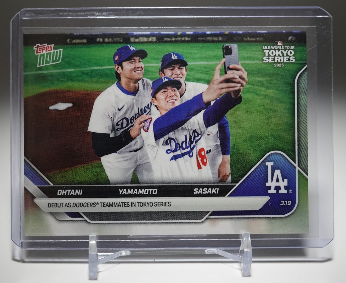 大谷翔平 / 山本由伸 / 佐々木朗希 「MLB東京シリーズ」Image Variation パラレル SP 2025 Topps NOW Tokyo Series Image Variation #7SP