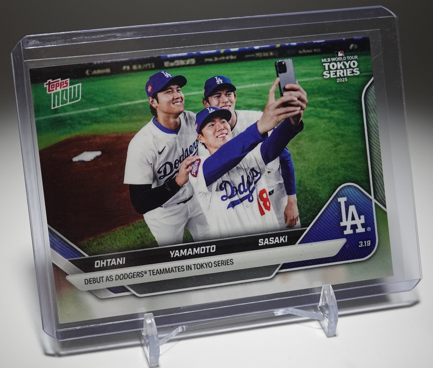 大谷翔平 / 山本由伸 / 佐々木朗希 「MLB東京シリーズ」Image Variation パラレル SP 2025 Topps NOW Tokyo Series Image Variation #7SP