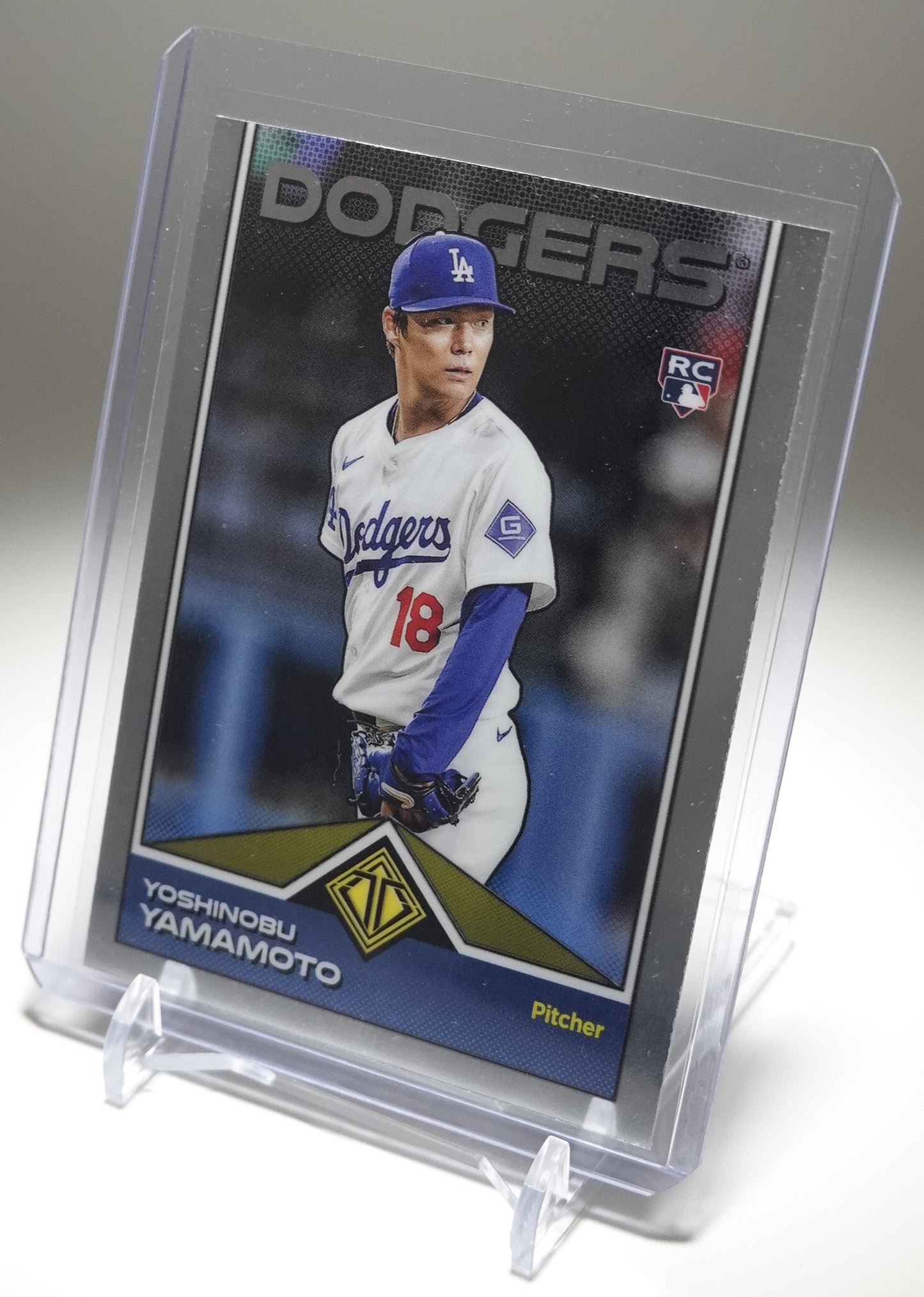 山本由伸 高級版 ルーキーカード 2024 Topps Transcendent Coolection Baseball Icons Chrome #3 Yoshinobu Yamamoto RC