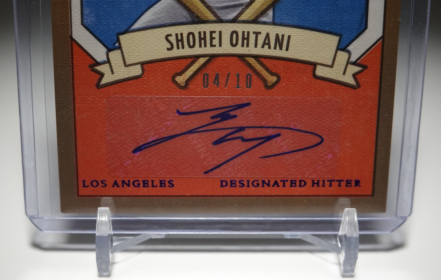 大谷翔平 直筆サインカード  10枚限定パラレル【初期型サイン】2019 Panini Diamond Kings DK205 Signatures AUTO #205S-SO Shohei Ohtani #'d/10