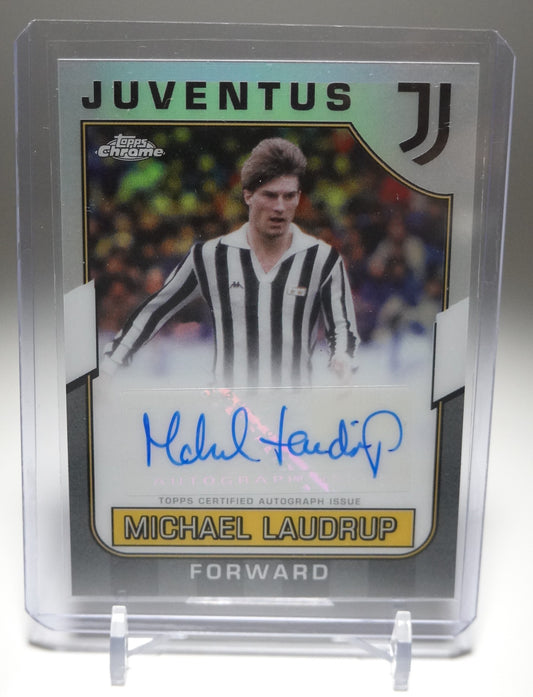ユベントス ミカエル・ラウドルップ オートグラフ (サイン入り) カード 2022-23 Topps Chrome Juventus Legends Autograph Card #LE-ML Michael Laudrup AUTO