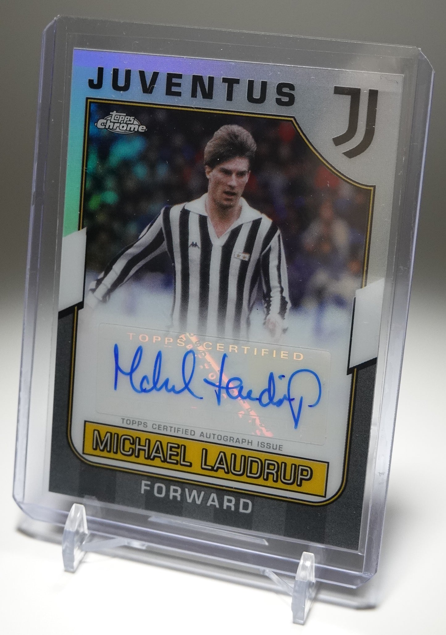 ユベントス ミカエル・ラウドルップ オートグラフ (サイン入り) カード 2022-23 Topps Chrome Juventus Legends Autograph Card #LE-ML Michael Laudrup AUTO