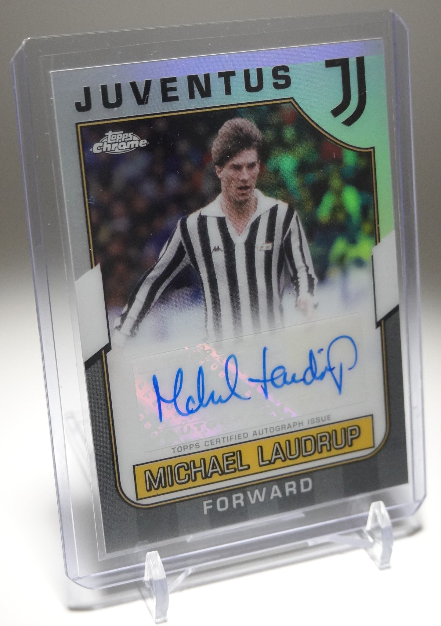 ユベントス ミカエル・ラウドルップ オートグラフ (サイン入り) カード 2022-23 Topps Chrome Juventus Legends Autograph Card #LE-ML Michael Laudrup AUTO