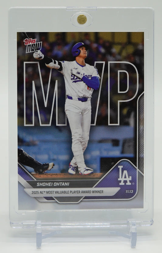 大谷翔平 2025 ナショナル・リーグ MVP受賞 2025 MLB Topps Now カード #OS-7 2025 NL MVP Award Winner