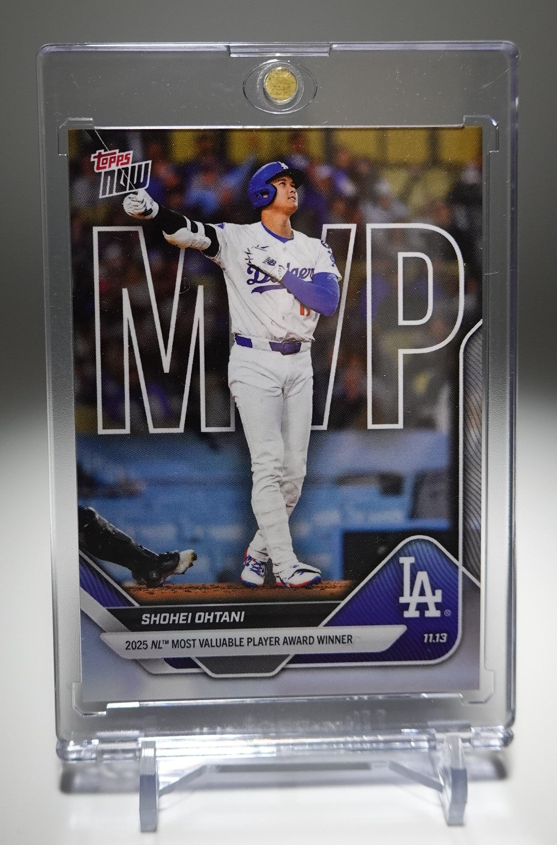 大谷翔平 2025 ナショナル・リーグ MVP受賞 2025 MLB Topps Now カード #OS-7 2025 NL MVP Award Winner