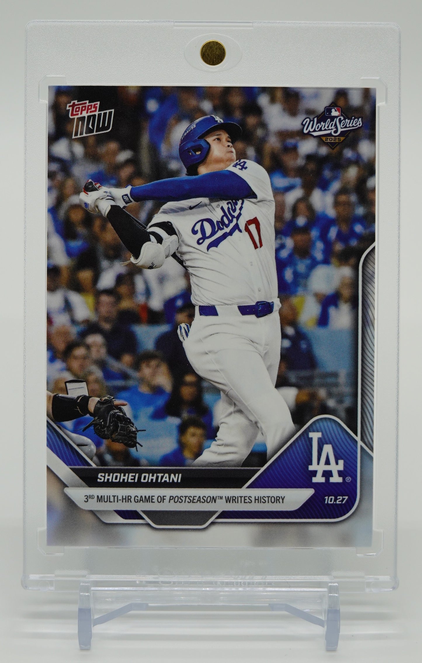 大谷翔平 2025 MLB Topps NOW カード #903 2025 ワールドシリーズ 第3戦