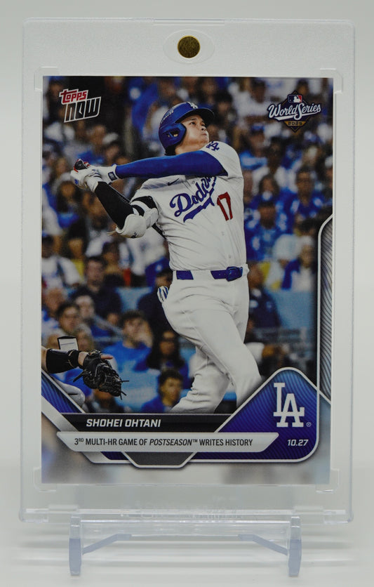 大谷翔平 2025 MLB Topps NOW カード #903 2025 ワールドシリーズ 第3戦