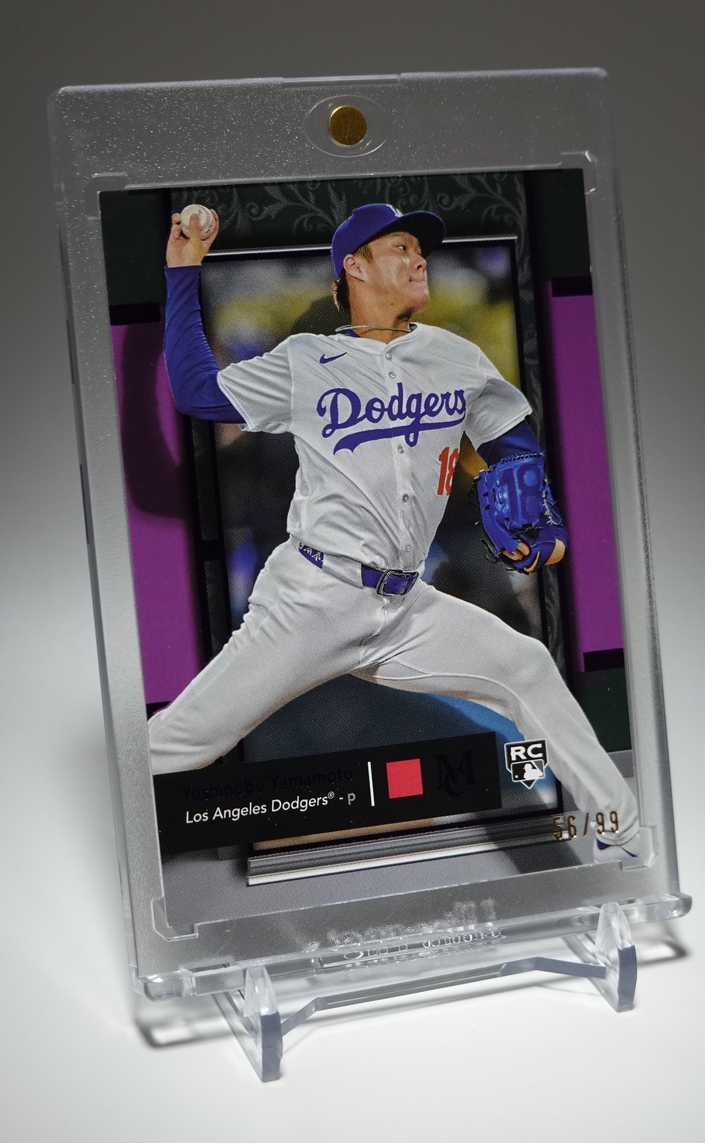 世界99枚限定 アメジスト・パラレル ドジャース・山本由伸 ルーキーカード 2024 Topps Museum Collection Amethyst Parallel  #9 Yoshinobu Yamamoto RC #'d/99