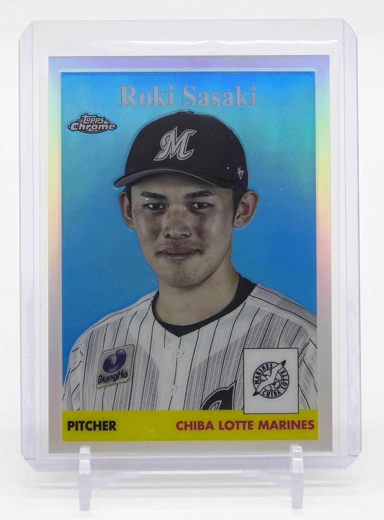 佐々木朗希「1958 Topps」復刻版リフラクター 2022 Topps NPB Chrome 1958 Topps Refractor #58-1 Roki Sasaki